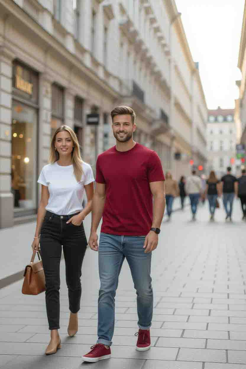 Premium Cotton Short-Sleeve T-Shirt